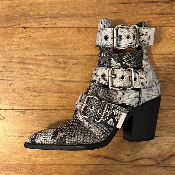 Jeffrey Campbell Caceres Snake Booties - Picture 4 of 8